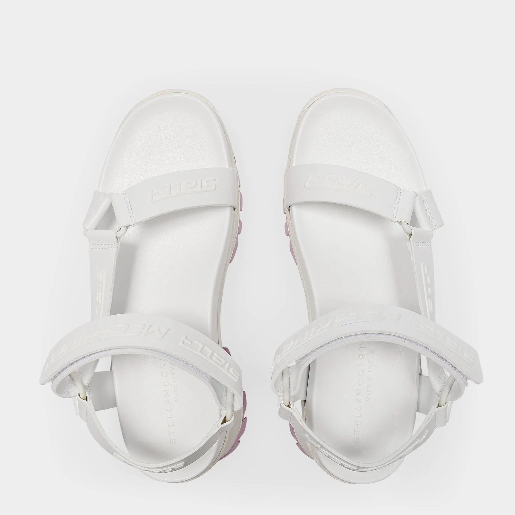 Stella McCartney  Trace Sandals in White Leather