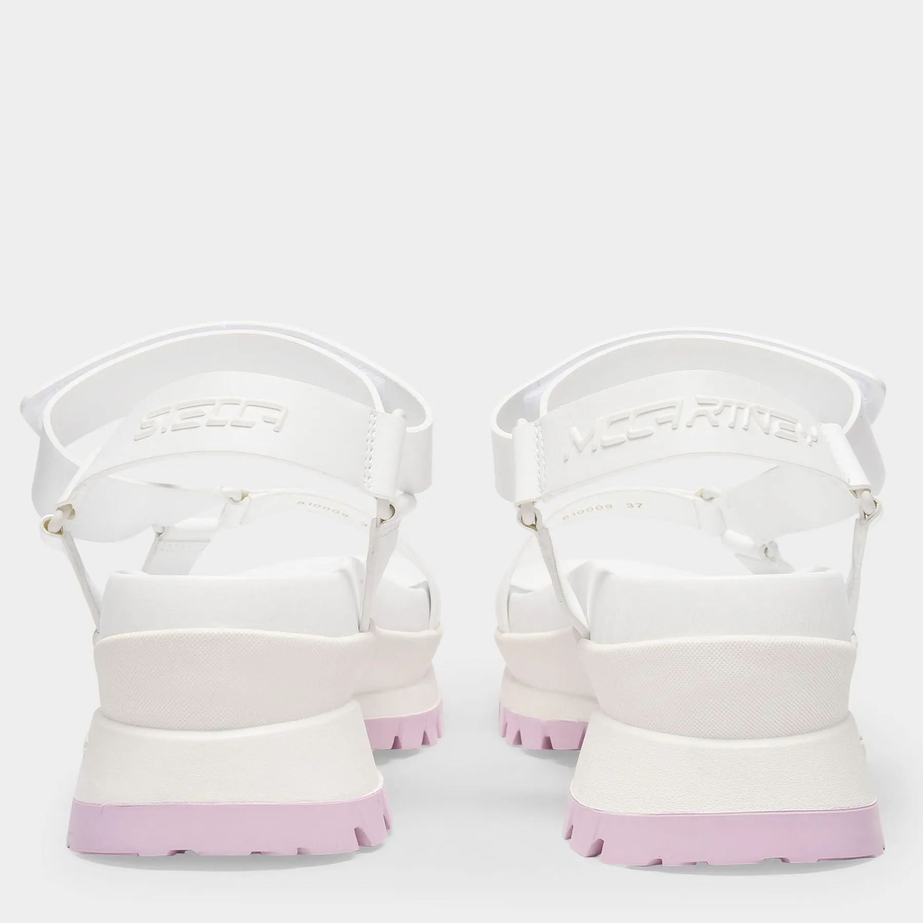 Stella McCartney  Trace Sandals in White Leather