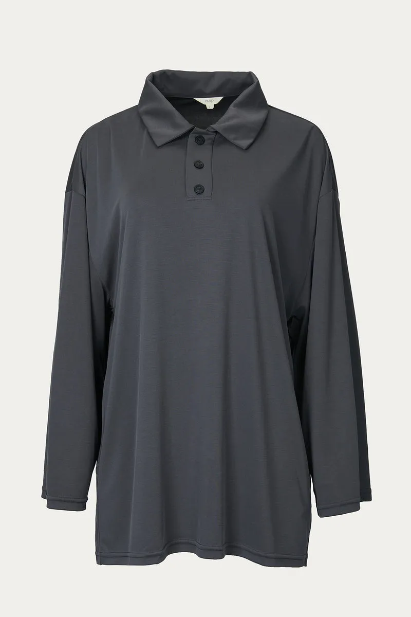 STRETCH-MODAL JERSEY POLO SHIRT