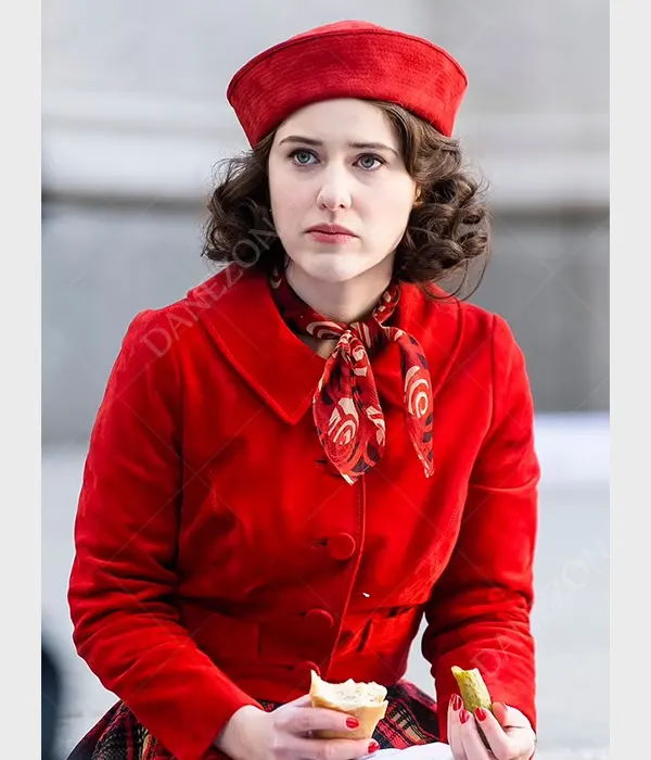 The Marvelous Mrs Maisel S05 Rachel Brosnahan Red Jacket