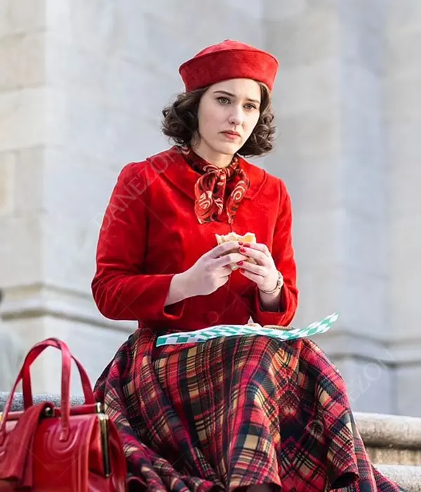 The Marvelous Mrs Maisel S05 Rachel Brosnahan Red Jacket