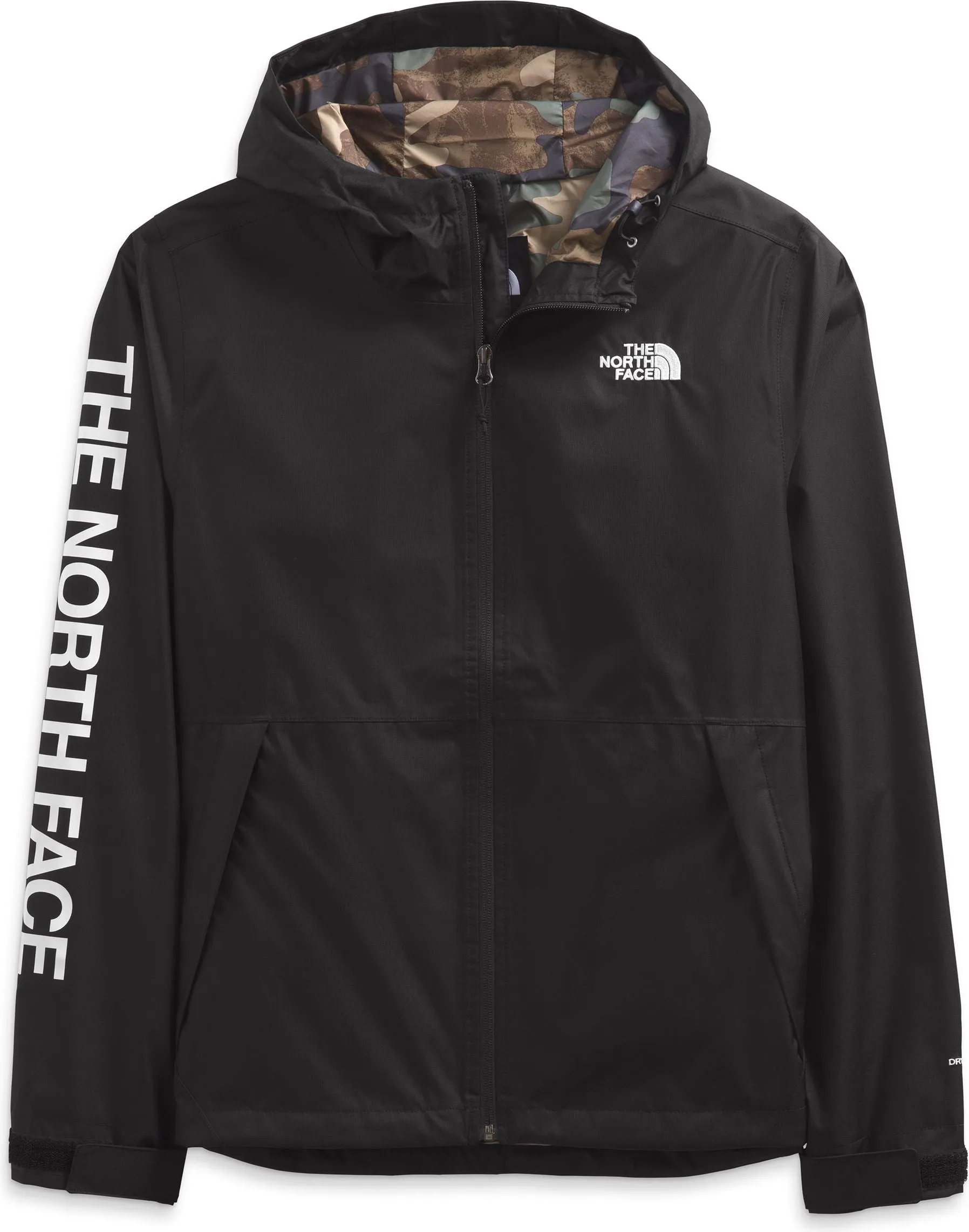 The North Face Men's Printed Novelty Millerton Jacket Tnfblk TNF Black Kelp Tan TNF Camo Print