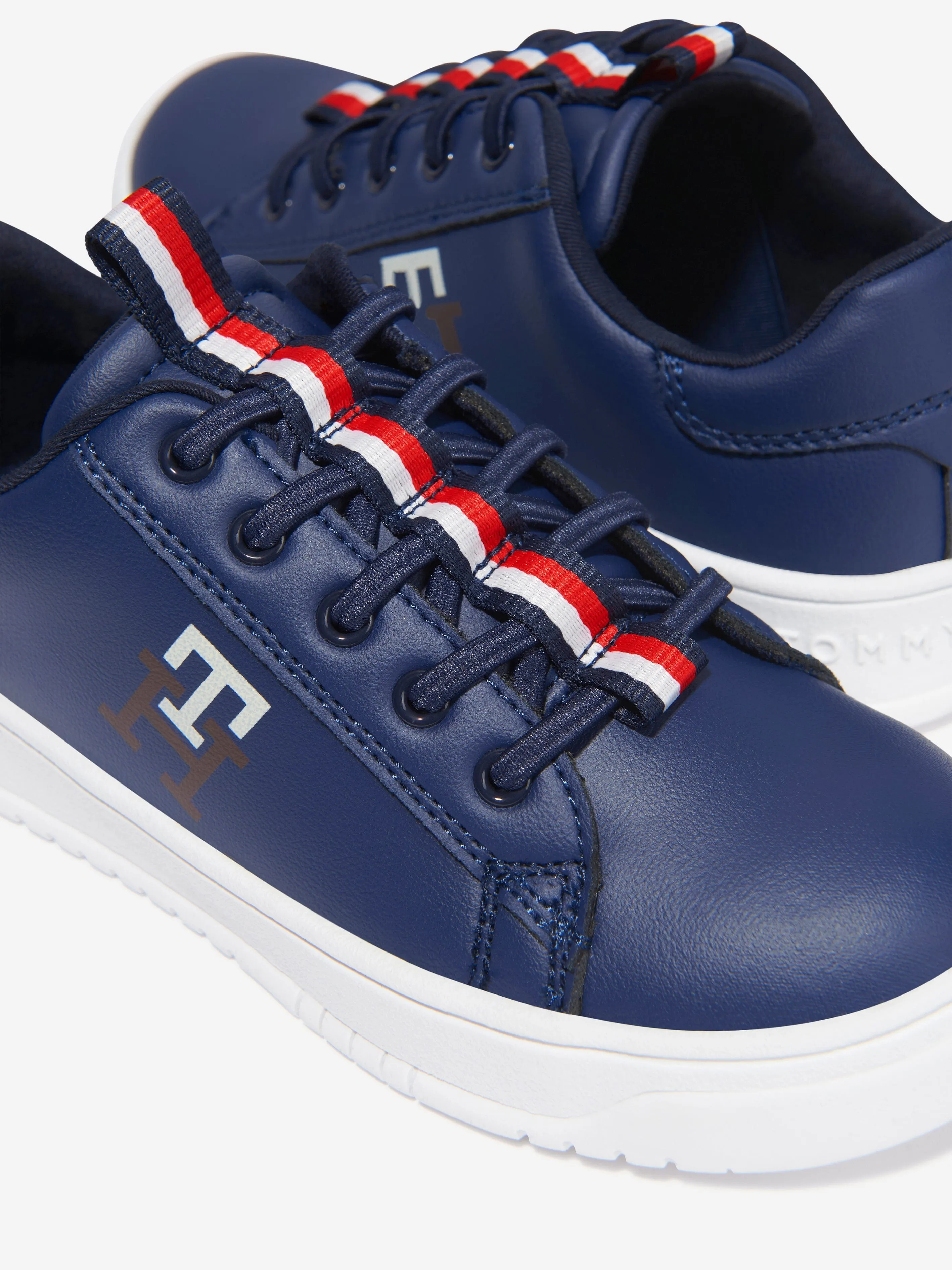 Tommy Hilfiger - Boys Low Cut Lace Up Trainers | Childsplay Clothing