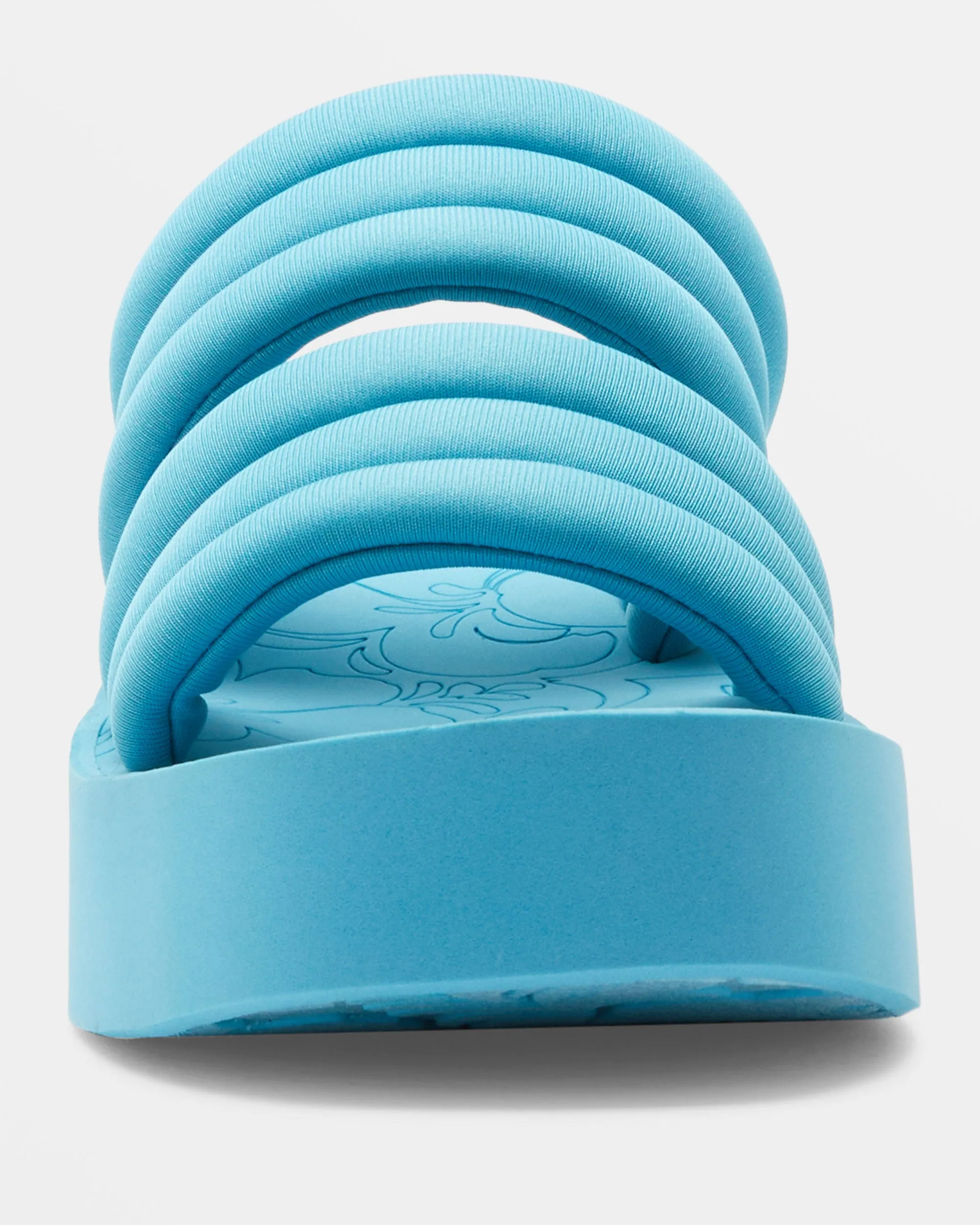 Totally Tubular Slide Sandals - Aqua