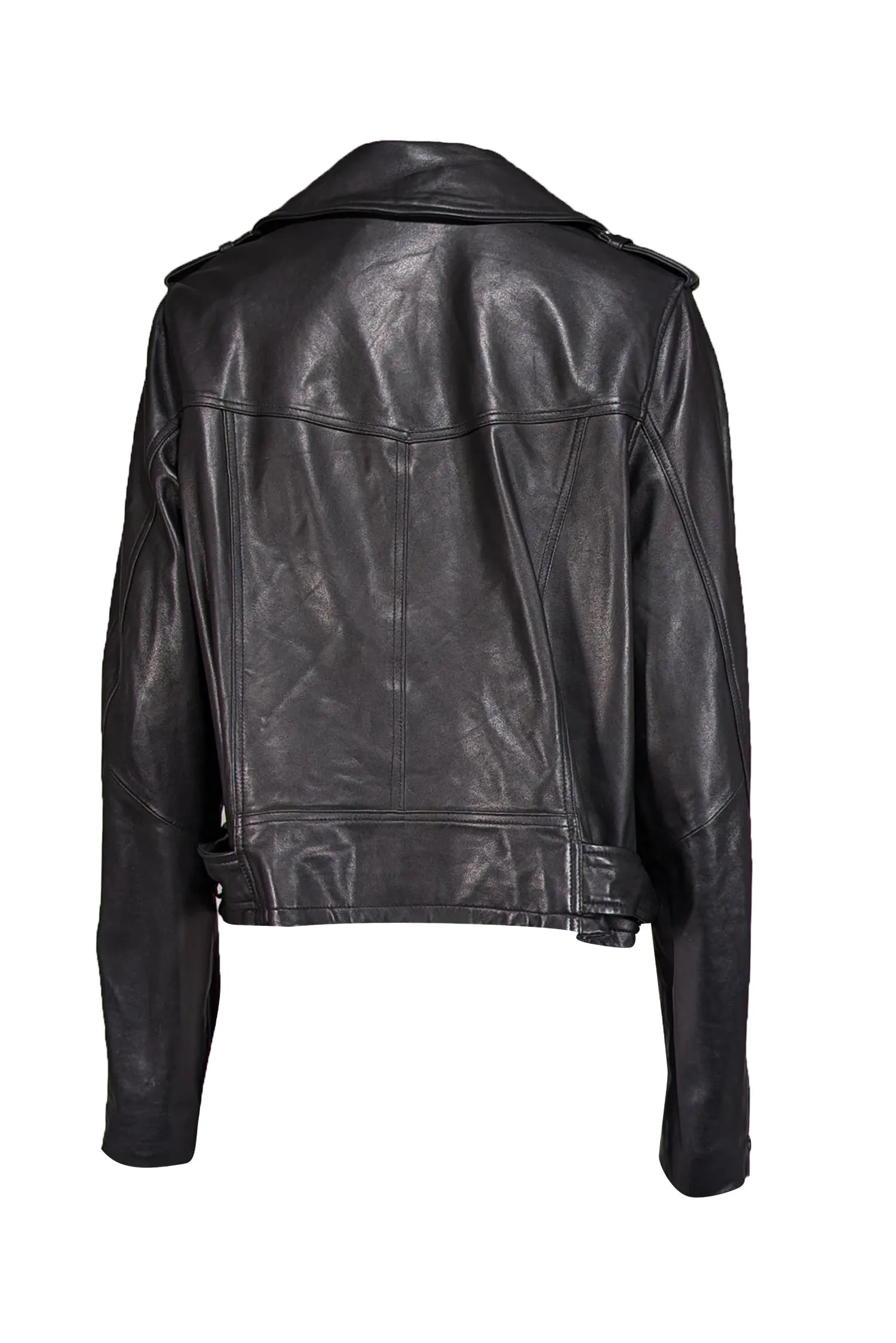 Universal Standard - Black Leather Moto Jacket Sz XL