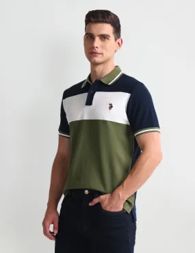 U.S. Polo Assn. Denim Co. Colour Block Yarn Dyed Polo Shirt