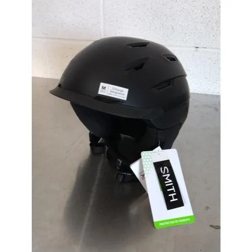 Used Smith Optics Level Snow Helmet (Matte Black '21, M (55-59))