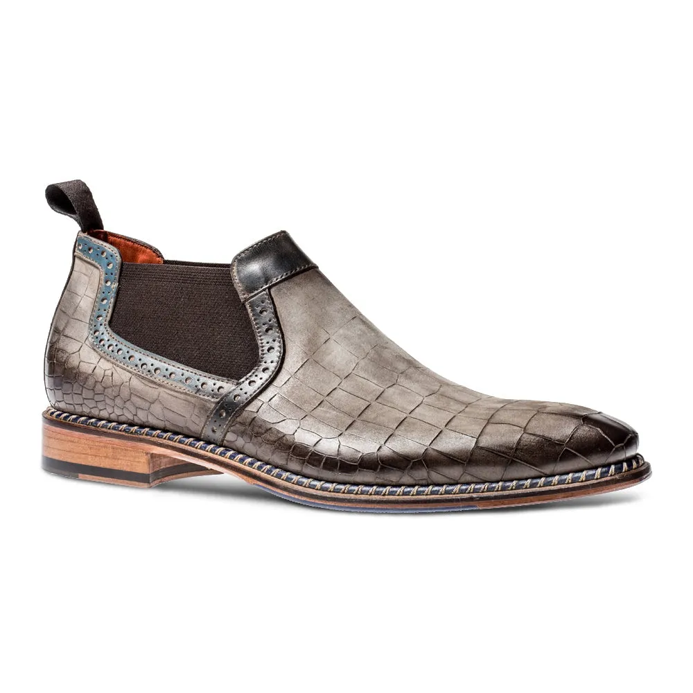 Veloce Nubuck Chelsea Boot in Cocco Corteccia by Jose Real