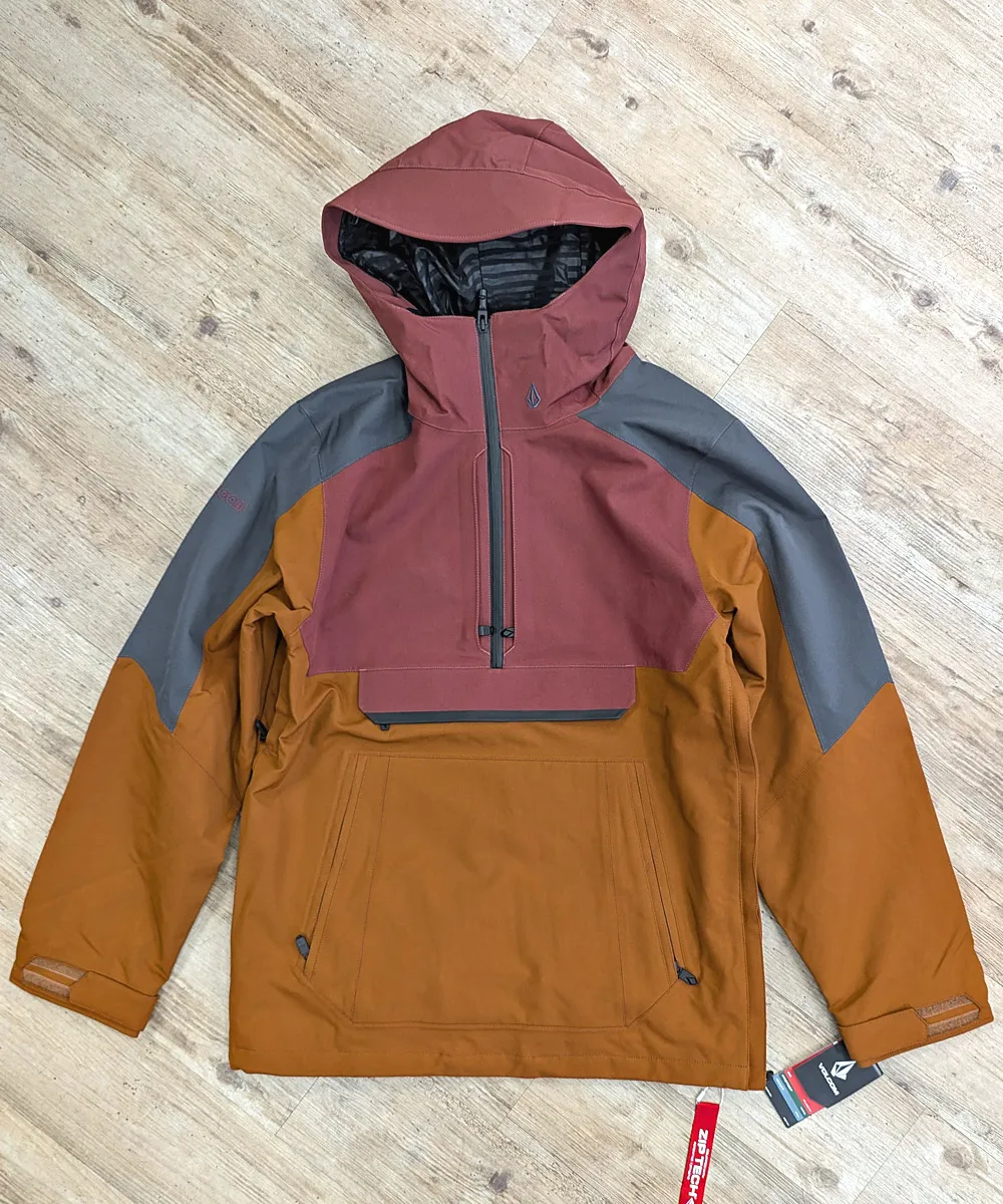 Volcom Brighton Pullover 24/25 Snow Jacket – Caramel