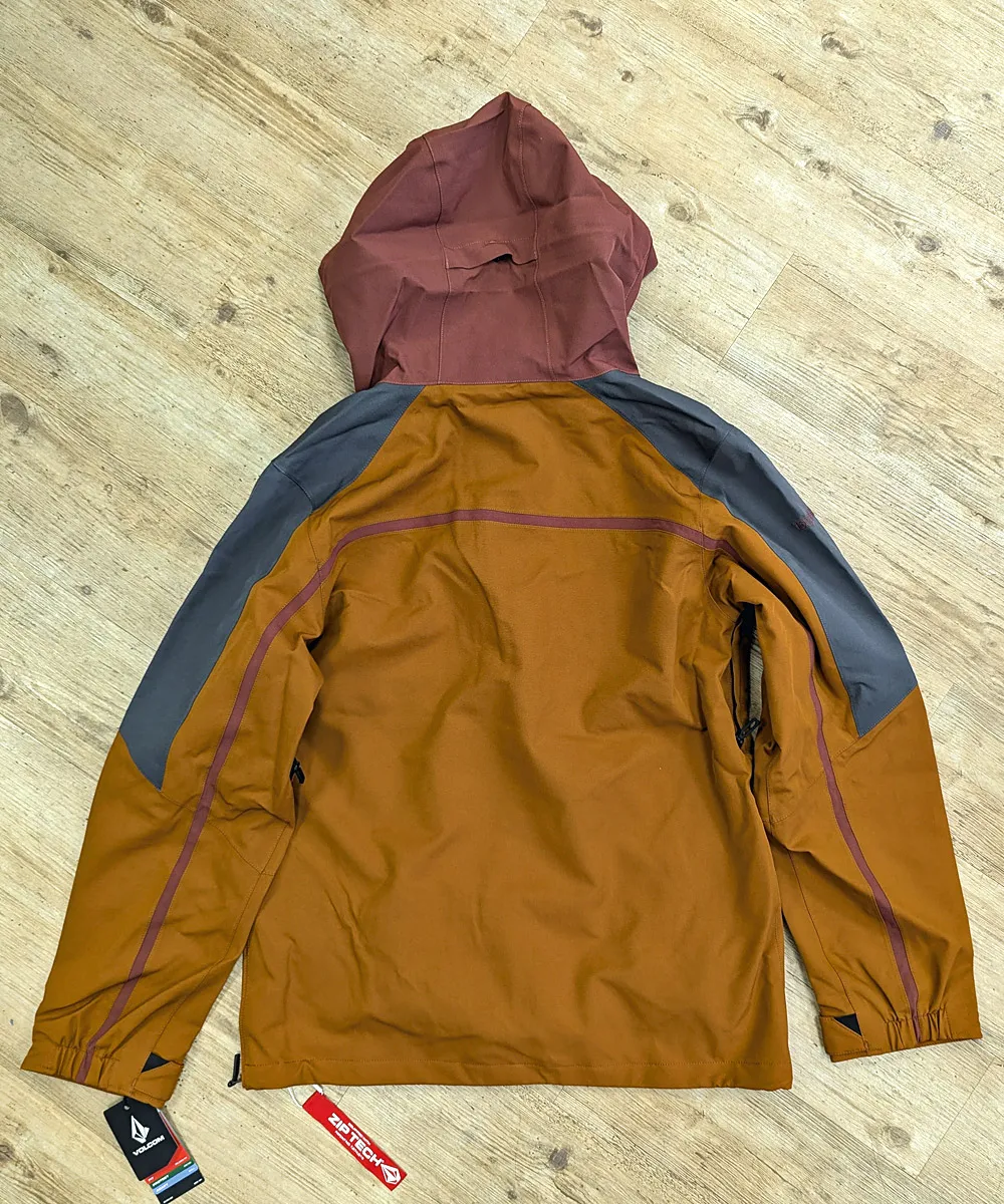 Volcom Brighton Pullover 24/25 Snow Jacket – Caramel