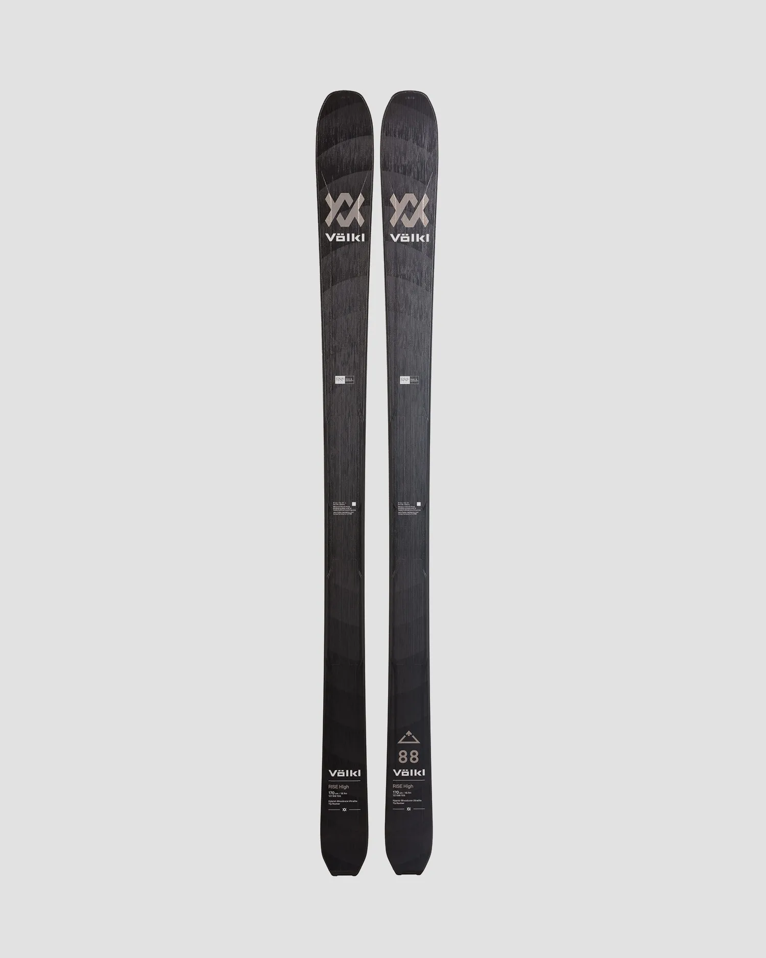 VOLKL RISE 88 HIGH FLAT FLAT skis without bindings 122372-nd