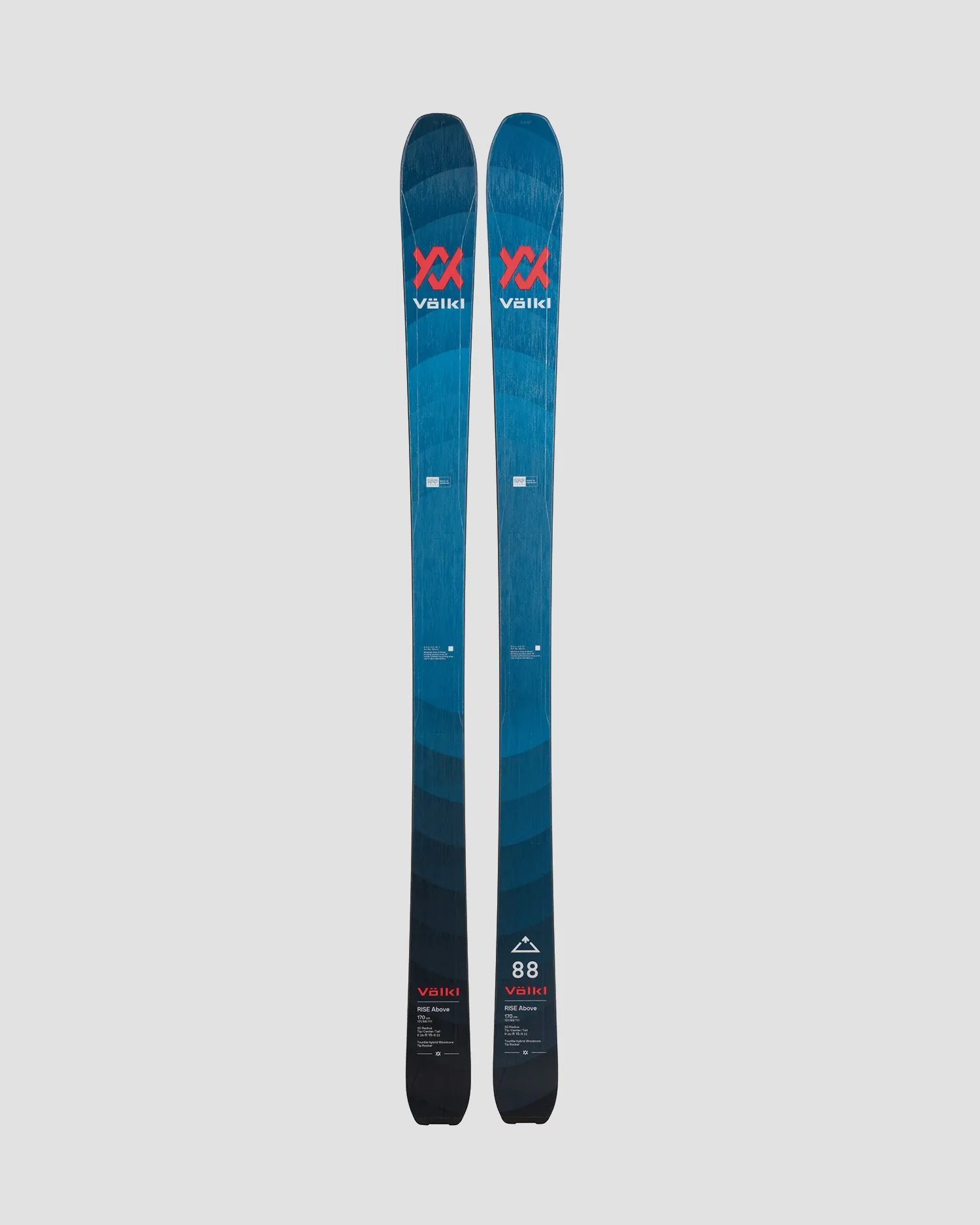 VOLKL RISE ABOVE 88 FLAT skis without bindings 122374-nd