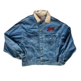 WESTSIDE STOREY VINTAGE | VINTAGE 90S KC CHIEFS DENIM JACKET FRONT & BACK