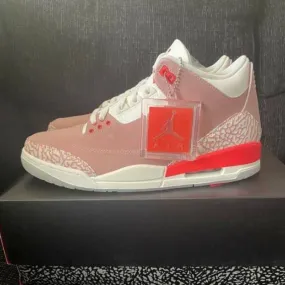 Wmns nike air jordan 3 iii retro rust pink 6-12 sail white crimson ck9246-600