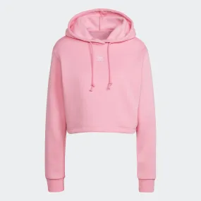 Women's adidas Originals Adicolor Essentials Crop Fleece Hoodie Bliss Pink