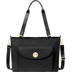 Women's Baggallini La Paz Tote Black Nylon