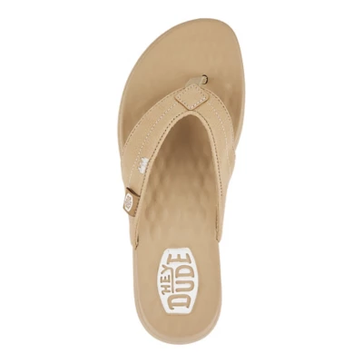 Women's HEYDUDE Christi Classic Flip Flop Sandals