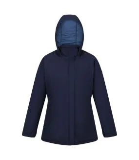 Womens/ladies sanda iii waterproof jacket navy Regatta