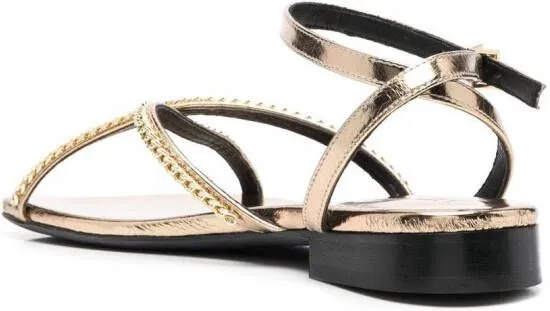 Zadig&Voltaire chain-link detail sandals Gold