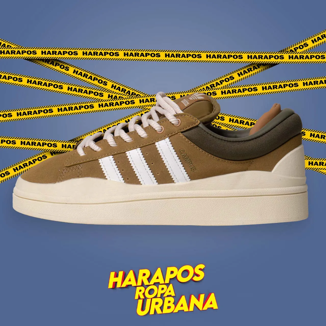 Zapatillas adidas bad bunny campus verde