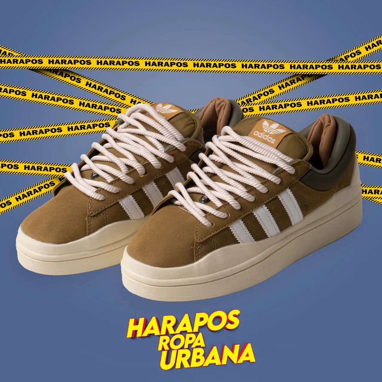 Zapatillas adidas bad bunny campus verde