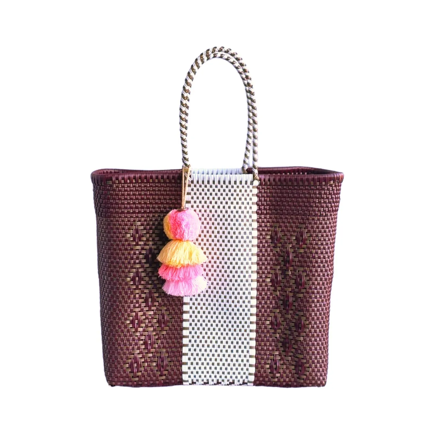 Zen Wine & Gold Citron Tote