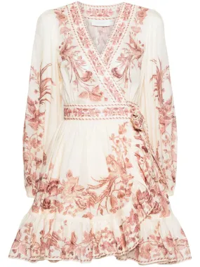 Zimmermann    Zimmermann Short Waverly Wrap Dress