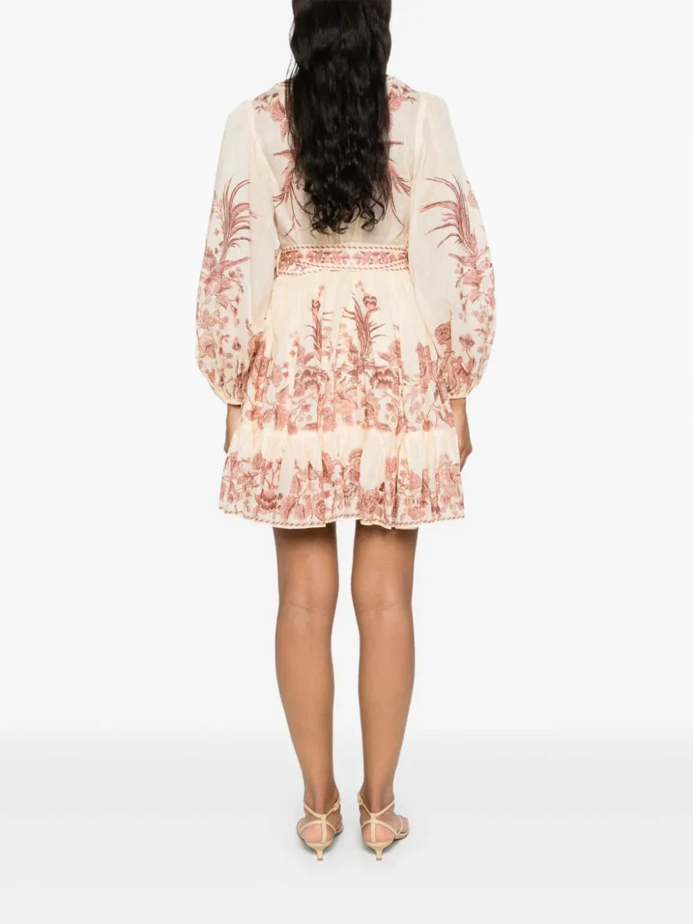 Zimmermann    Zimmermann Short Waverly Wrap Dress