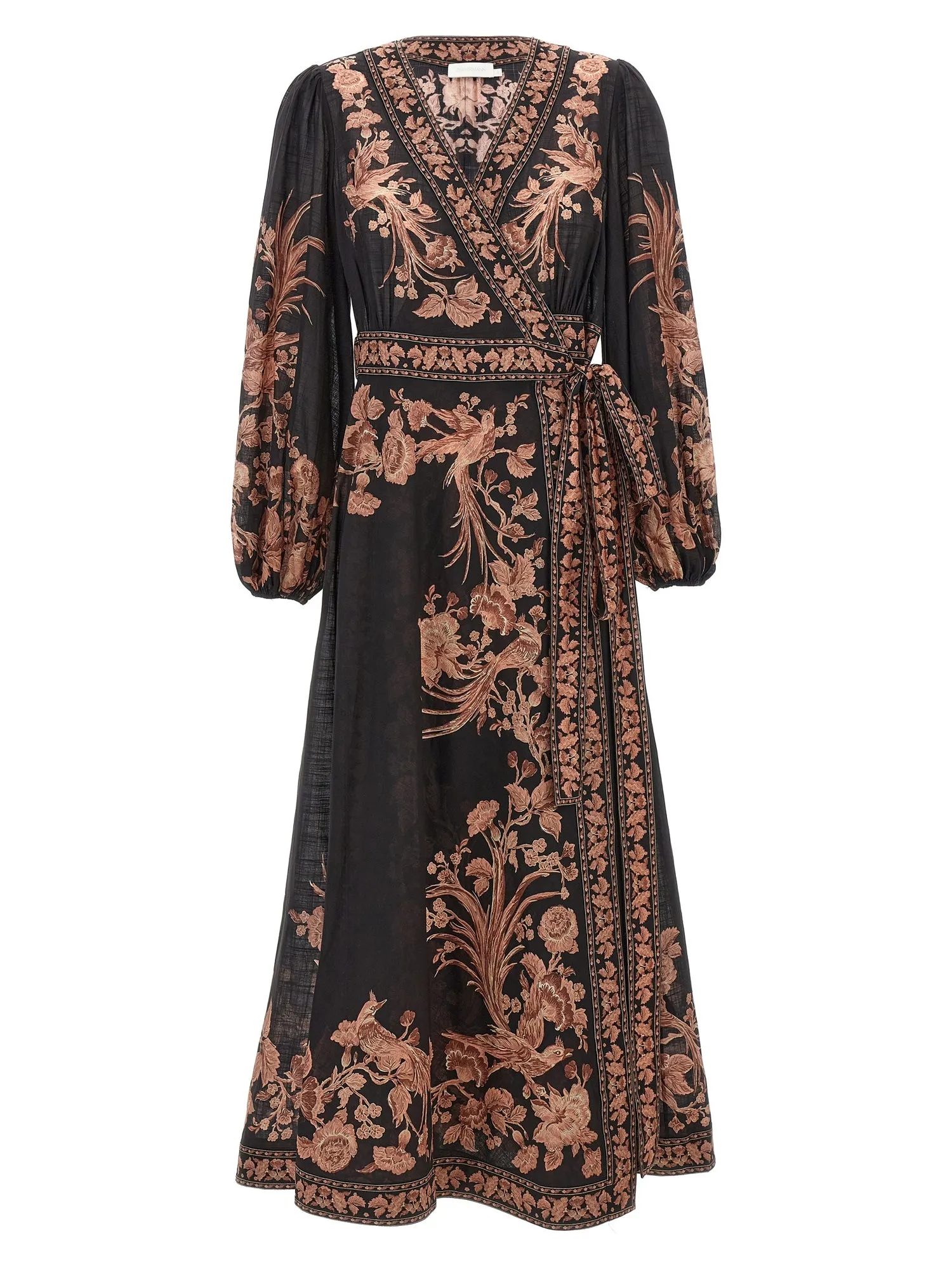 ZIMMERMANN    Zimmermann 'Waverly Wrap Midi' Dress