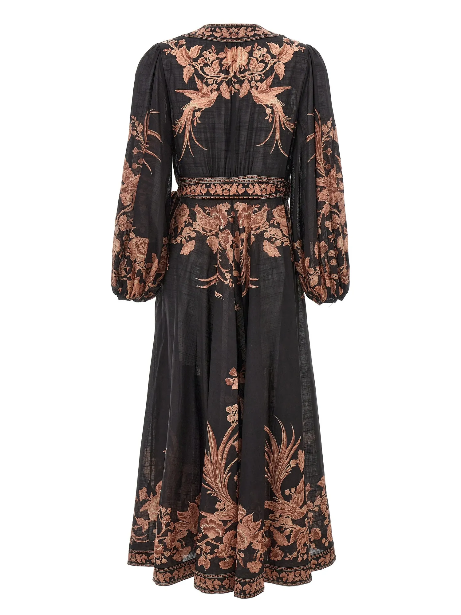 ZIMMERMANN    Zimmermann 'Waverly Wrap Midi' Dress